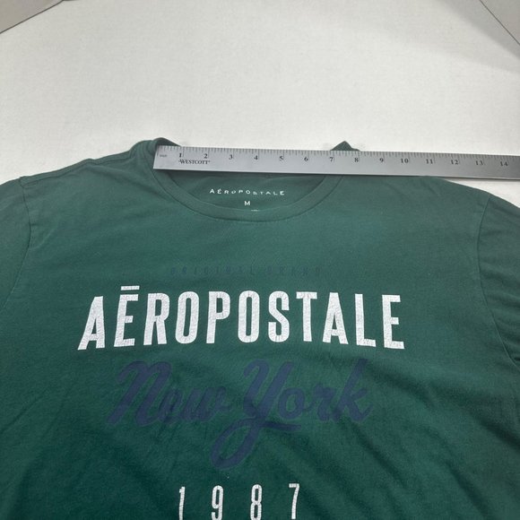 Lot Of 2 Aeropostale Men's Size Medium NY And NE 1987 Tee Shirts Preowned - Picture 8 of 16